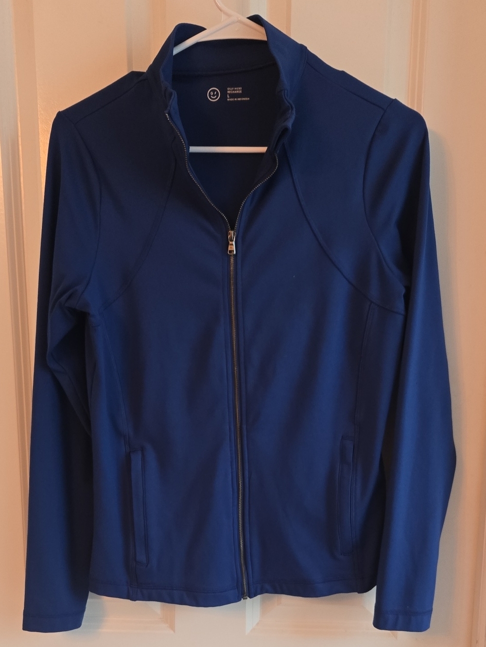 Gilly Hicks Royal Blue Zip-Front Jacket